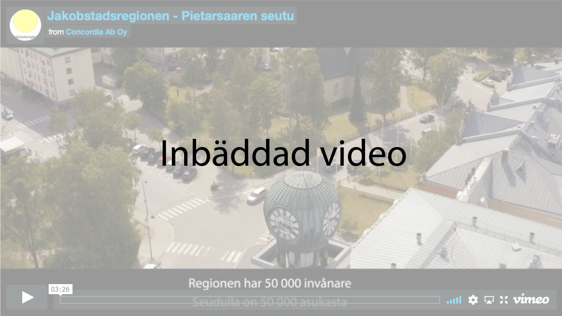 Embedded video